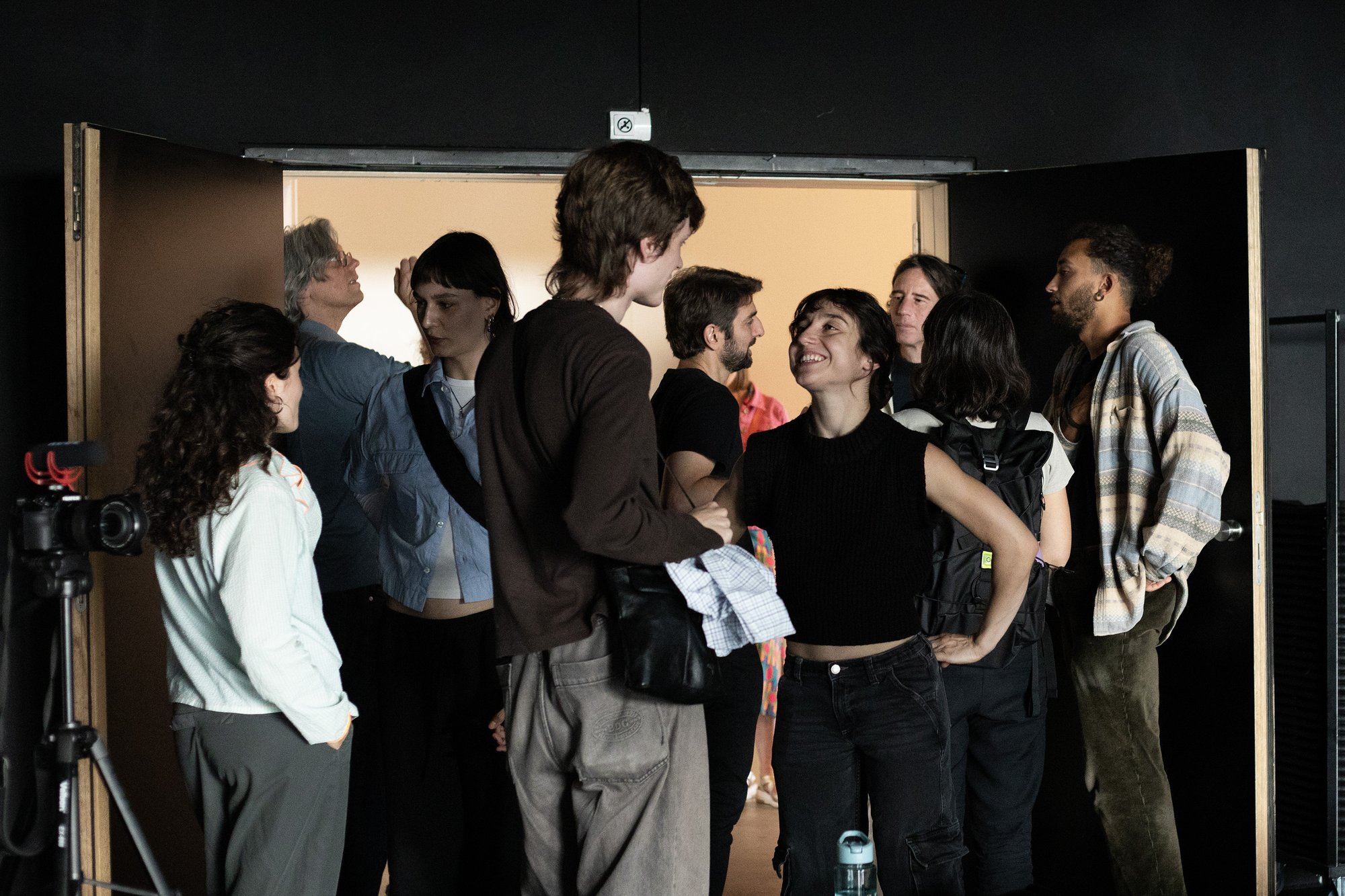 After-presentation discussion with audience and participants