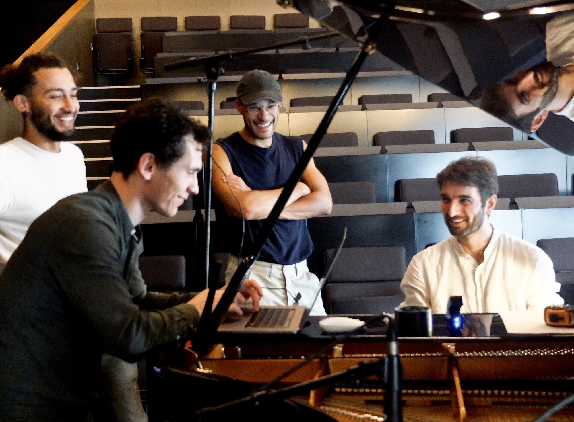 Collaborative work at the piano